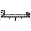 VidaXL (black, 200 x 200 cm) vidaXL Solid Wood Bed Frame Bedroom Bedstead Bed Base Multi Colours/Sizes 7