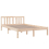 VidaXL (brown, 120 x 200 cm) vidaXL Solid Wood Bed Frame Wooden Platform Bed Multi Colours Multi Sizes 4