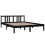 VidaXL (black, 150 x 200 cm) vidaXL Solid Wood Bed Frame Wooden Platform Bed Multi Colours Multi Sizes 4
