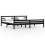 VidaXL (black, 200 x 200 cm) vidaXL Solid Wood Bed Frame Bedroom Bedstead Bed Base Multi Colours/Sizes 3