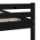 VidaXL (black, 200 x 200 cm) vidaXL Solid Wood Bed Frame Bedroom Bedstead Bed Base Multi Colours/Sizes 8