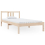 VidaXL (brown, 90 x 190 cm) vidaXL Solid Wood Bed Frame Wooden Platform Bed Multi Colours Multi Sizes 3