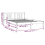VidaXL (grey, 140 x 200 cm) vidaXL Solid Wood Bed Frame Wooden Platform Bed Multi Colours Multi Sizes 8
