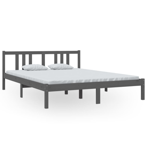 VidaXL (150 x 200 cm) vidaXL Solid Wood Bed Frame Wooden Platform Bed Multi Colours Multi Sizes 2