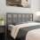 VidaXL (grey, 156 x 4 x 100 cm) vidaXL Bed Headboard Home Bedroom Decorative Bed Header Panel Solid Wood Pine 6