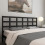VidaXL (black, 205.5 x 4 x 100 cm) vidaXL Bed Headboard Home Bedroom Decorative Bed Header Panel Solid Wood Pine 6