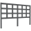 VidaXL (grey, 156 x 4 x 100 cm) vidaXL Bed Headboard Home Bedroom Decorative Bed Header Panel Solid Wood Pine 3