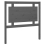 VidaXL (grey, 95.5 x 4 x 100 cm) vidaXL Bed Headboard Home Bedroom Decorative Bed Header Panel Solid Wood Pine 3