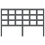 VidaXL (grey, 156 x 4 x 100 cm) vidaXL Bed Headboard Home Bedroom Decorative Bed Header Panel Solid Wood Pine 4