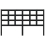 VidaXL (black, 165.5 x 4 x 100 cm) vidaXL Bed Headboard Home Bedroom Decorative Bed Header Panel Solid Wood Pine 4