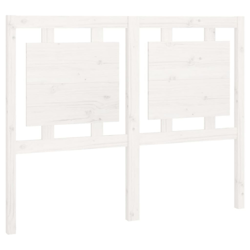 VidaXL (white, 125.5 x 4 x 100 cm) vidaXL Bed Headboard Home Bedroom Decorative Bed Header Panel Solid Wood Pine 2