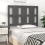 VidaXL (grey, 95.5 x 4 x 100 cm) vidaXL Bed Headboard Home Bedroom Decorative Bed Header Panel Solid Wood Pine 4