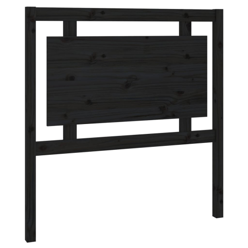 VidaXL (black, 95.5 x 4 x 100 cm) vidaXL Bed Headboard Home Bedroom Decorative Bed Header Panel Solid Wood Pine 2