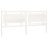 VidaXL (white, 205.5 x 4 x 100 cm) vidaXL Bed Headboard Home Bedroom Decorative Bed Header Panel Solid Wood Pine 3