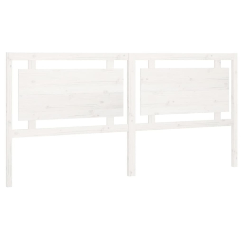 VidaXL (white, 205.5 x 4 x 100 cm) vidaXL Bed Headboard Home Bedroom Decorative Bed Header Panel Solid Wood Pine 2