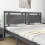 VidaXL (grey, 205.5 x 4 x 100 cm) vidaXL Bed Headboard Home Bedroom Decorative Bed Header Panel Solid Wood Pine 4