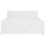 VidaXL (white, 90 x 190 cm) vidaXL Solid Wood Bed Frame Home Wooden Bedstead Bed Base Multi Colours/Sizes 6