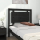 VidaXL (black, 95.5 x 4 x 100 cm) vidaXL Bed Headboard Home Bedroom Decorative Bed Header Panel Solid Wood Pine 4