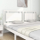 VidaXL (white, 205.5 x 4 x 100 cm) vidaXL Bed Headboard Home Bedroom Decorative Bed Header Panel Solid Wood Pine 4