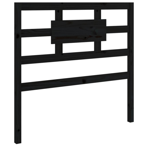 VidaXL (black, 95.5 x 4 x 100 cm) vidaXL Solid Wood Pine Bed Headboard Wooden Bed Header Multi Colours/Sizes 2