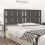 VidaXL (grey, 165.5 x 4 x 100 cm) vidaXL Bed Headboard Home Bedroom Decorative Bed Header Panel Solid Wood Pine 4