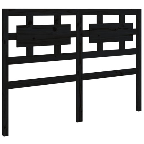 VidaXL (black, 205.5 x 4 x 100 cm) vidaXL Solid Wood Pine Bed Headboard Wooden Bed Header Multi Colours/Sizes 2