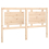 VidaXL (brown, 155.5 x 4 x 100 cm) vidaXL Bed Headboard Home Bedroom Decorative Bed Header Panel Solid Wood Pine 3