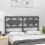 VidaXL (grey, 185.5 x 4 x 100 cm) vidaXL Solid Wood Pine Bed Headboard Wooden Bed Header Multi Colours/Sizes 4