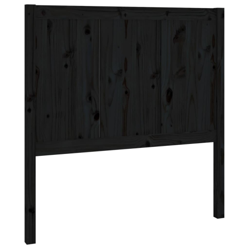 VidaXL (black, 95.5 x 4 x 100 cm) vidaXL Bed Headboard Home Bedroom Decorative Bed Header Panel Solid Wood Pine 2