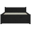 VidaXL (black, 90 x 200 cm) vidaXL Solid Wood Bed Frame Home Wooden Bedstead Bed Base Multi Colours/Sizes 6