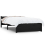 VidaXL (black, 90 x 200 cm) vidaXL Solid Wood Bed Frame Home Wooden Bedstead Bed Base Multi Colours/Sizes 3