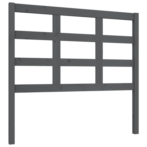 VidaXL (grey, 105.5 x 4 x 100 cm) vidaXL Bed Headboard Home Bedroom Decorative Bed Header Panel Solid Wood Pine 2