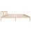 VidaXL (brown, 200 x 200 cm) vidaXL Solid Wood Bed Frame Wooden Platform Bed Multi Colours Multi Sizes 6