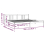VidaXL (grey, 200 x 200 cm) vidaXL Solid Wood Bed Frame Wooden Platform Bed Multi Colours Multi Sizes 5