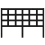 VidaXL (black, 145.5 x 4 x 100 cm) vidaXL Bed Headboard Home Bedroom Decorative Bed Header Panel Solid Wood Pine 4