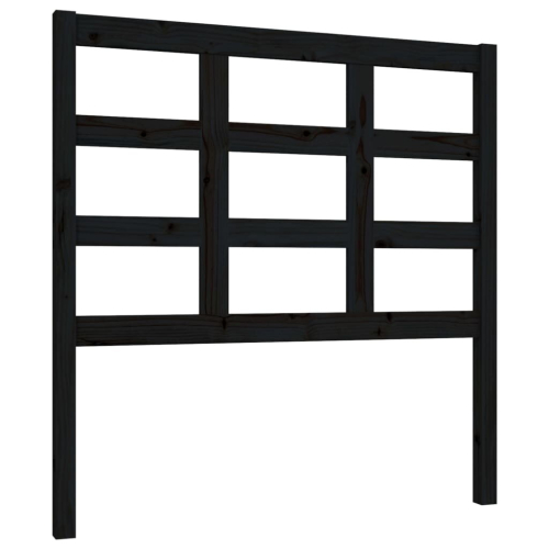 VidaXL (black, 95.5 x 4 x 100 cm) vidaXL Bed Headboard Home Bedroom Decorative Bed Header Panel Solid Wood Pine 2