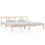 VidaXL (brown, 200 x 200 cm) vidaXL Solid Wood Bed Frame Wooden Platform Bed Multi Colours Multi Sizes 3