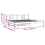 VidaXL (white, 200 x 200 cm) vidaXL Solid Wood Bed Frame Wooden Platform Bed Multi Colours Multi Sizes 5