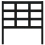 VidaXL (black, 95.5 x 4 x 100 cm) vidaXL Bed Headboard Home Bedroom Decorative Bed Header Panel Solid Wood Pine 4