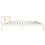 VidaXL (white, 200 x 200 cm) vidaXL Solid Wood Bed Frame Wooden Platform Bed Multi Colours Multi Sizes 6