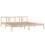 VidaXL (brown, 200 x 200 cm) vidaXL Solid Wood Bed Frame Wooden Platform Bed Multi Colours Multi Sizes 4