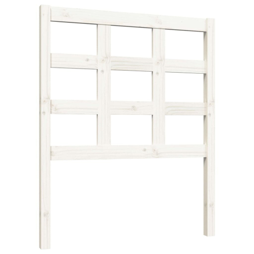 VidaXL (white, 80.5 x 4 x 100 cm) vidaXL Bed Headboard Home Bedroom Decorative Bed Header Panel Solid Wood Pine 2