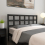 VidaXL (black, 145.5 x 4 x 100 cm) vidaXL Bed Headboard Home Bedroom Decorative Bed Header Panel Solid Wood Pine 6
