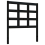 VidaXL (black, 80.5 x 4 x 100 cm) vidaXL Bed Headboard Home Bedroom Decorative Bed Header Panel Solid Wood Pine 3