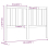VidaXL (grey) vidaXL Solid Wood Pine Bed Headboard Bedroom Furniture Multi Colours/Sizes 7