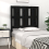 VidaXL (black, 80.5 x 4 x 100 cm) vidaXL Bed Headboard Home Bedroom Decorative Bed Header Panel Solid Wood Pine 4