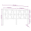 VidaXL (grey, 206 x 4 x 100 cm) vidaXL Bed Headboard Home Bedroom Decorative Bed Header Panel Solid Wood Pine 5