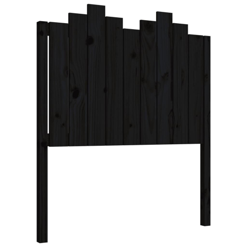 VidaXL (black, 96 x 4 x 110 cm) vidaXL Bed Headboard Bedroom Bed Header Decorative Headboard Solid Wood Pine 2