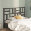 VidaXL (grey, 126 x 4 x 104 cm) vidaXL Bed Headboard Home Bedroom Decorative Bed Header Panel Solid Wood Pine 4