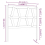 VidaXL (black, 81 x 4 x 100 cm) vidaXL Bed Headboard Home Bedroom Decorative Bed Header Panel Solid Wood Pine 7